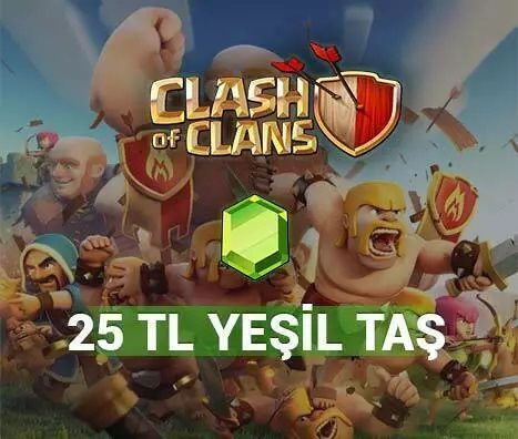Clash Of Clans Taş 25 TL Google Play