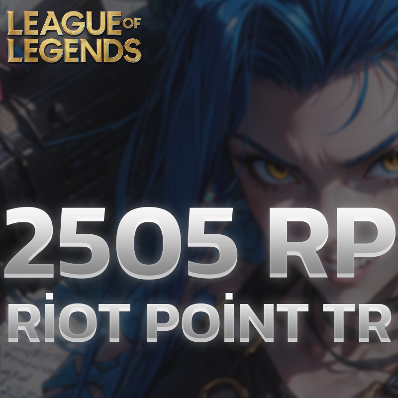 League of Legends 2505 Riot Points TR