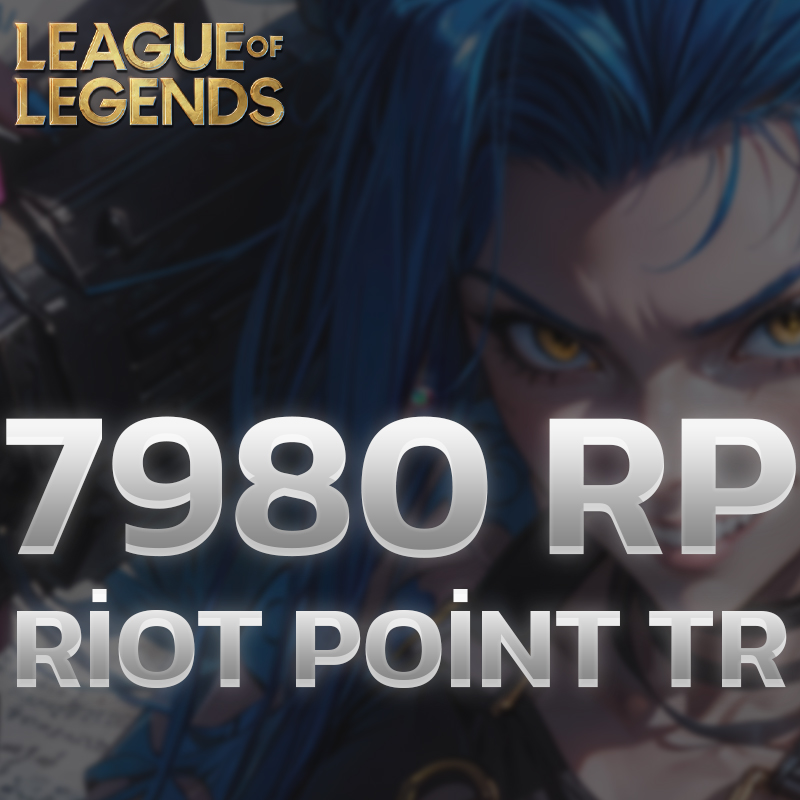 League of Legends 7980 Riot Points TR