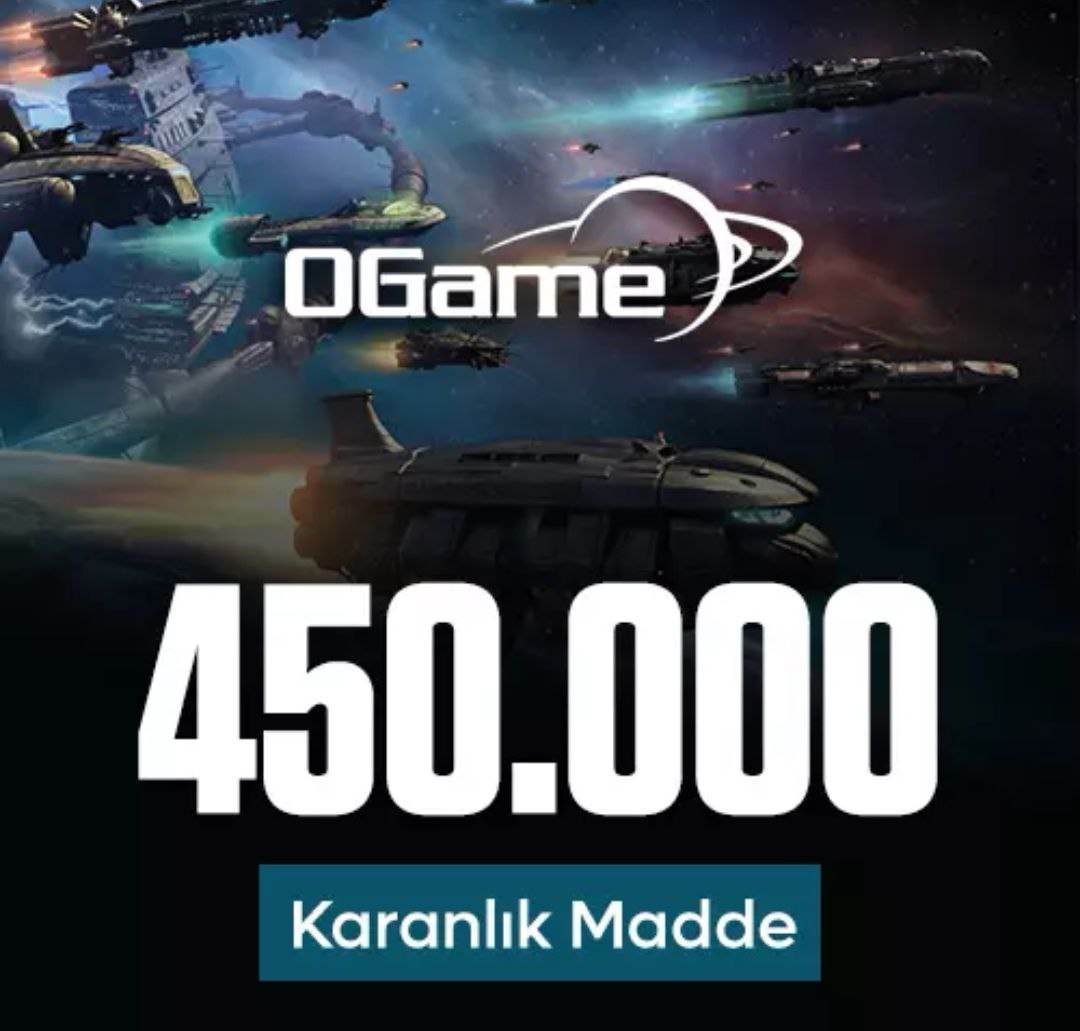OGame 450.000 Karanlık Madde (KM)