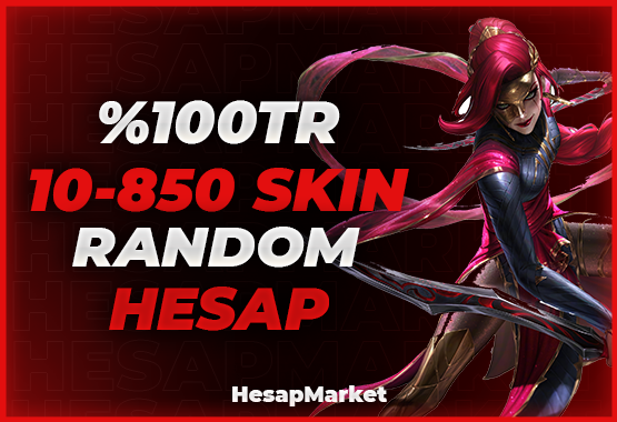 League Of Legends %100 TR 10-120 SKIN VİP RANDOM HESAP