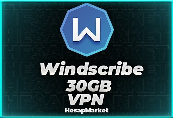 Windscribe Hesap (30 GB)