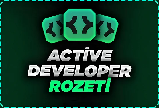 Discord Active Developer Badge Kendi Hesabınıza