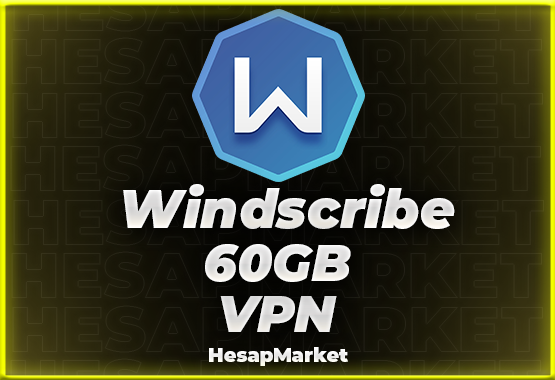 Windscribe Hesap (60 GB)