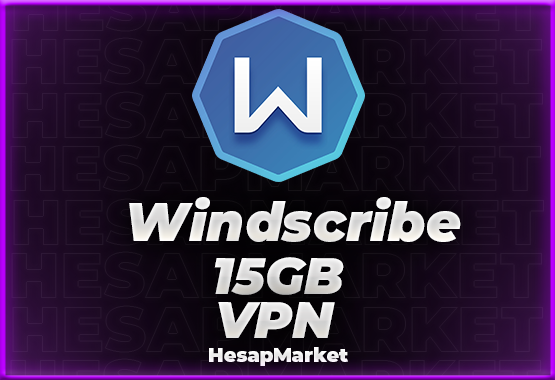 Windscribe Hesap (15 GB)